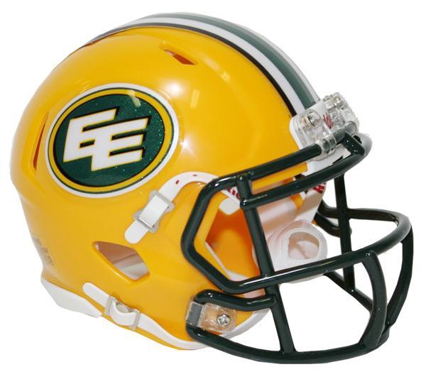 Mini casque de football réplique Edmonton Eskimos.
