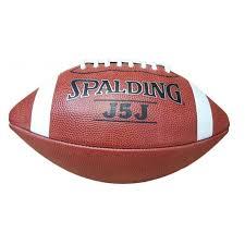 Spalding ballon football J5J silver cuir.