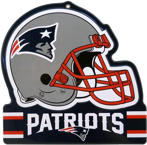NFL metal helmet Patriots..8'' x 8''
