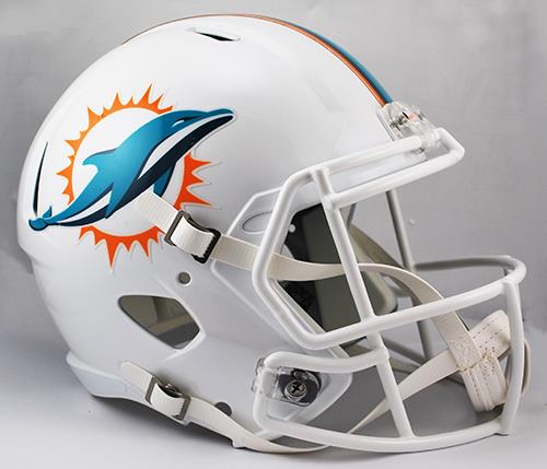 SAC NFL full size replica helmet Dolphins.