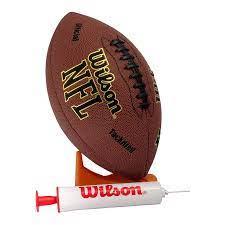 Wilson NFL Pro W/Pump & Tee Football.